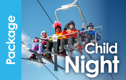 Child Ski Package 6PM-10PM (4 & under)