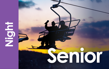 Night All Mountain Lift Ticket - Senior 6PM-10PM
