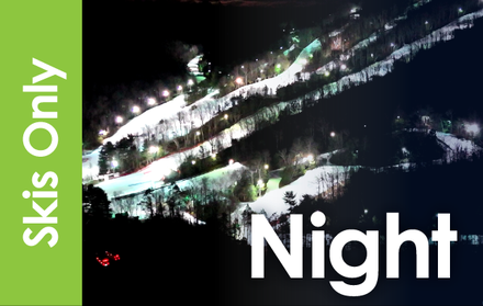 Ski Only Rental 6PM-10PM
