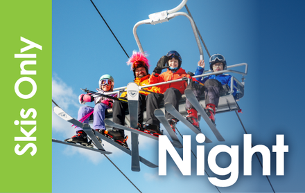 Ski Only Rental 6PM-10PM